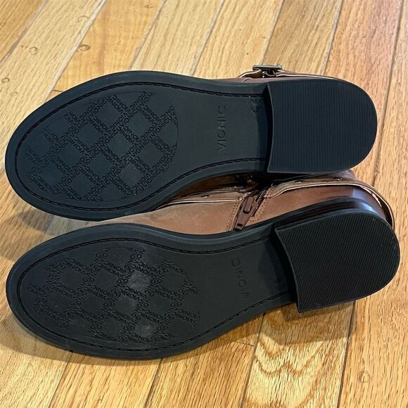 Vionic Women's Ankle Bootie Size 5 Brown Studded Buckle Orthotic Support - Picture 8 of 8